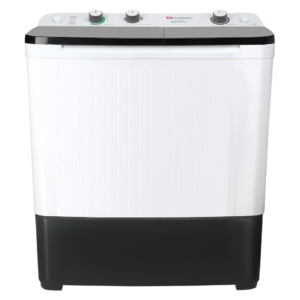 DW 7500 TWIN TUB CLEAR LID (WHITE) Twin Tub Washing Machine